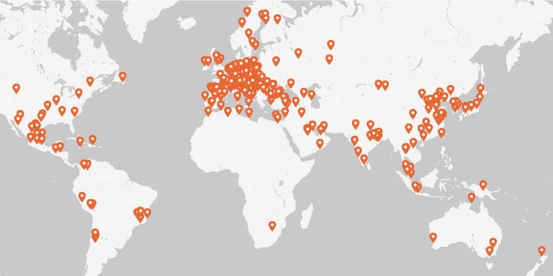 Our clients are all over the world. Curious?