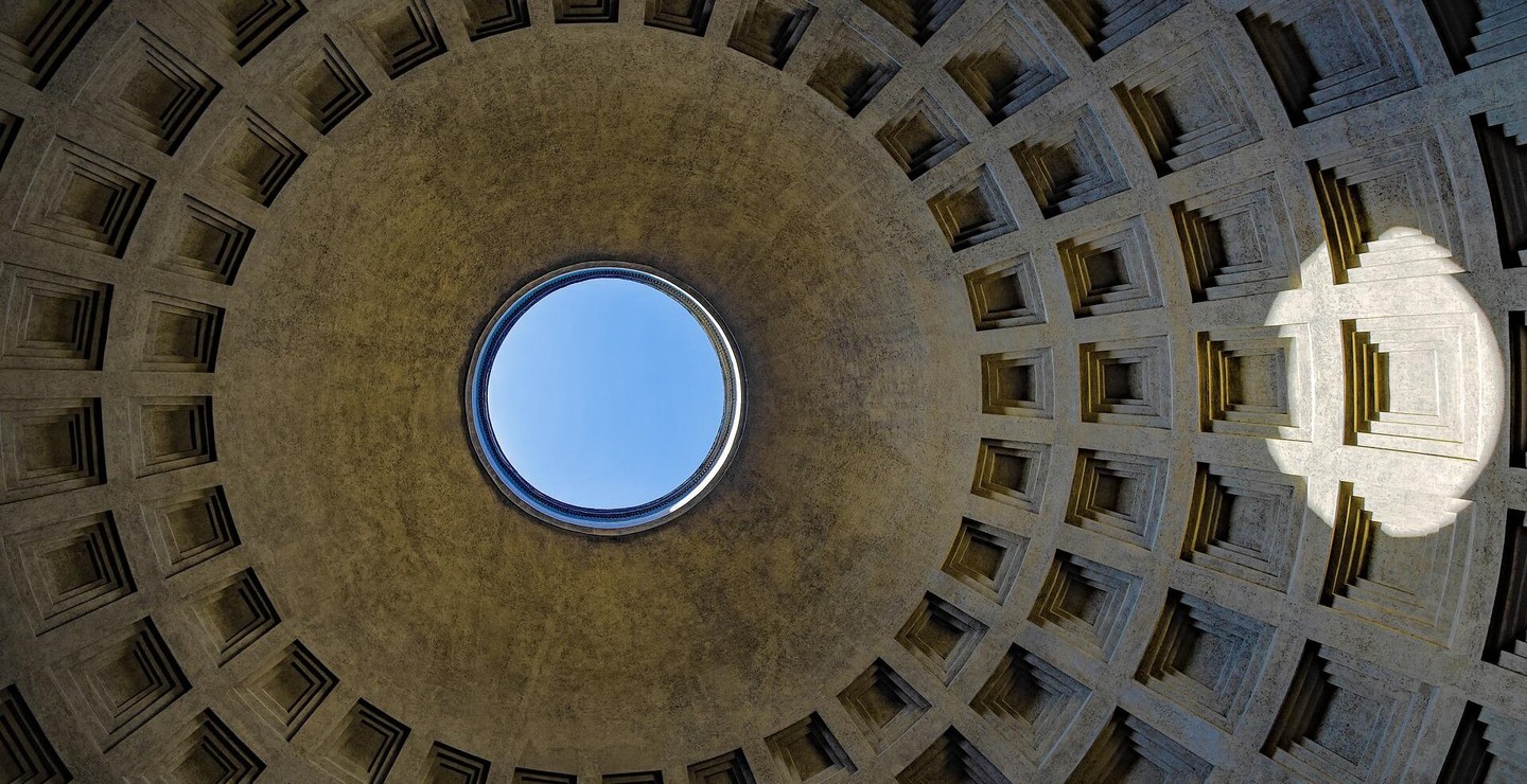 Die Kuppel des Pantheons in Rom