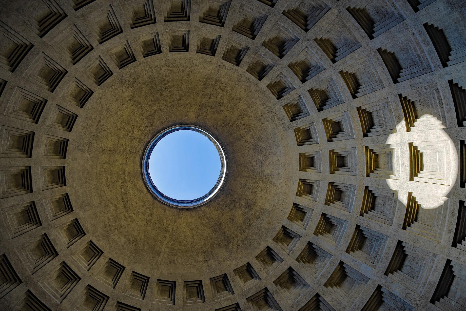 Die Kuppel des Pantheons in Rom