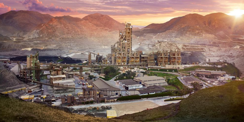 UNACEM cement plant in Tarma, Peru